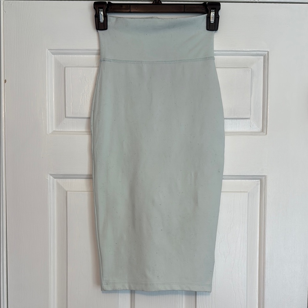 Bebe Mint Blue Pencil Skirt